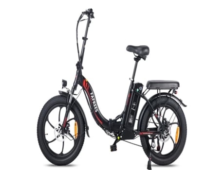Bicicleta Elétrica FAFREES F20 250W 576Wh 70Km Autonomia Preta
