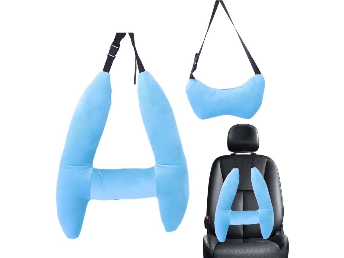Travesseiro de Viagem em Formato H para Dormir no Carro. o Par Ergonômico Proporciona Conforto CHABERLU