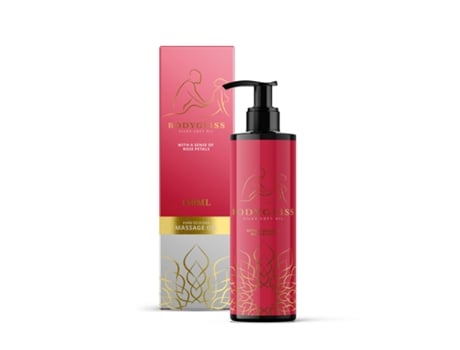 Bodygliss Lubrificante E Óleo De Massagem Em 1 Pétalas De Rosa 150 Ml BODYGLISS