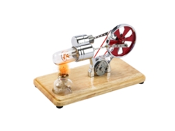 Kit Motor Stirling Gerador Com Led