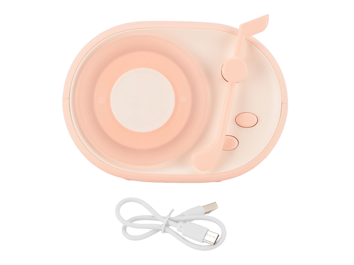 Aetheria lâmpada de Noite com Alto falante Bluetooth Gravador Ambiente Quarto Decoração Rosa