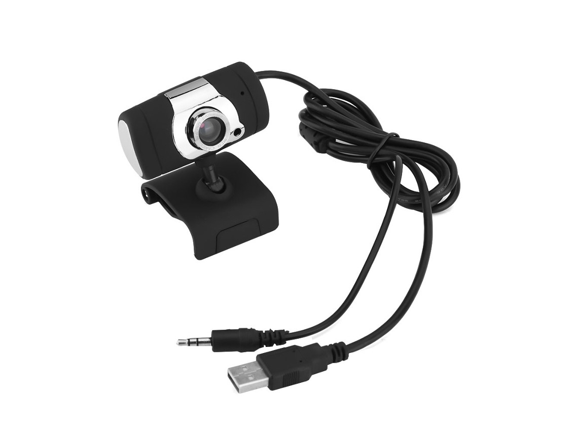 Webcam Usb 2.0 Com Clipe (hd, Com Microfone Embutido)