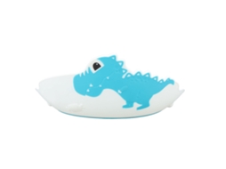 Gorra De Champô Para Crianças Com Design De Dinossauro Ajustável, Impermeável E Protetora Para O Cabelo Em Casa