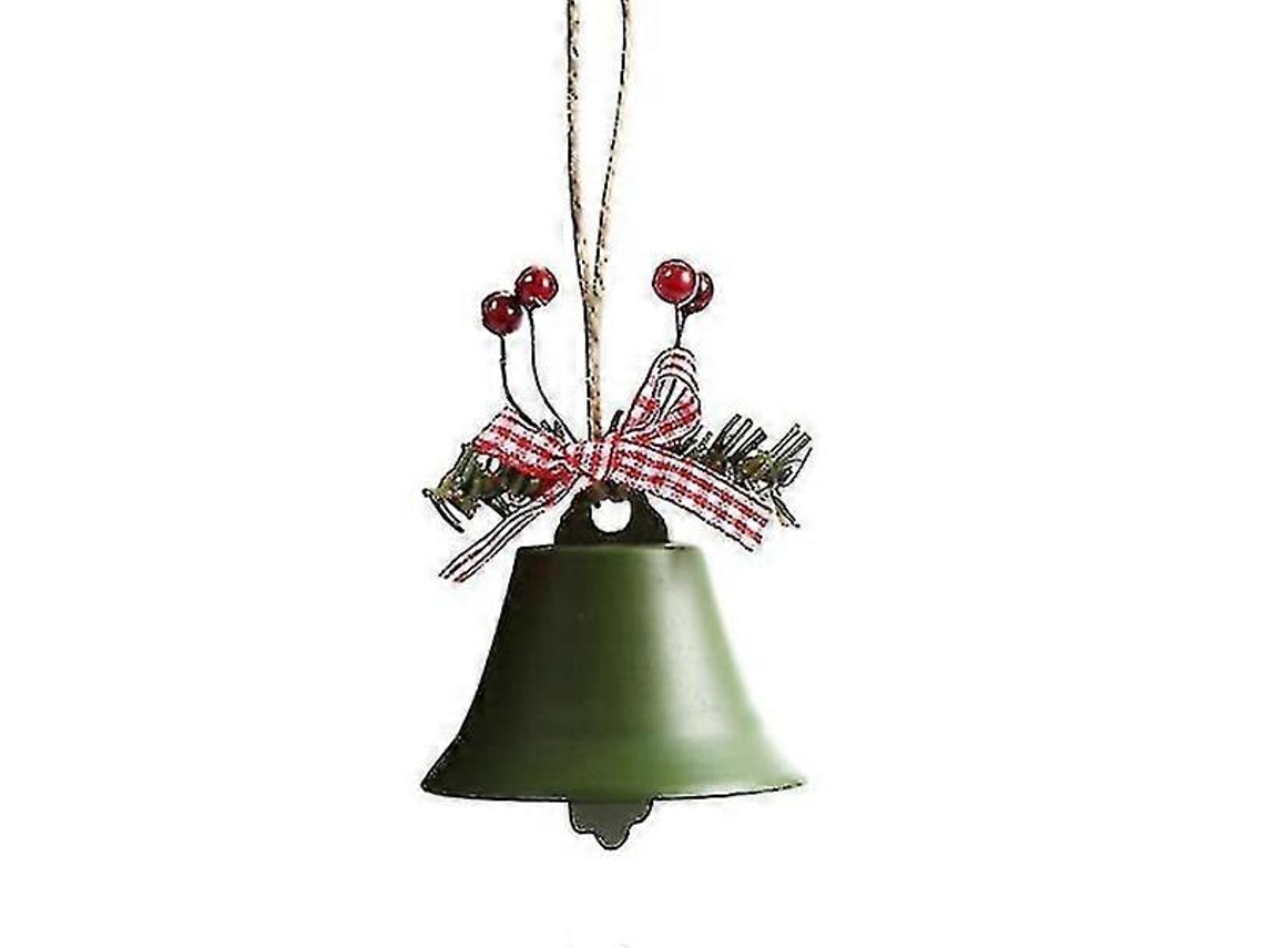 Sinos De Natal Verde Enfeite De Árvore De Natal 1 Peça Verde Olysi Shop