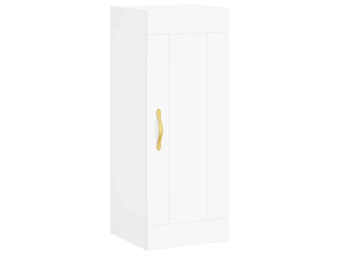 Wall Mounted Cabinet, Wall Mounted Cabinets Vidaxl Branco Madeira Processada (n/a)
