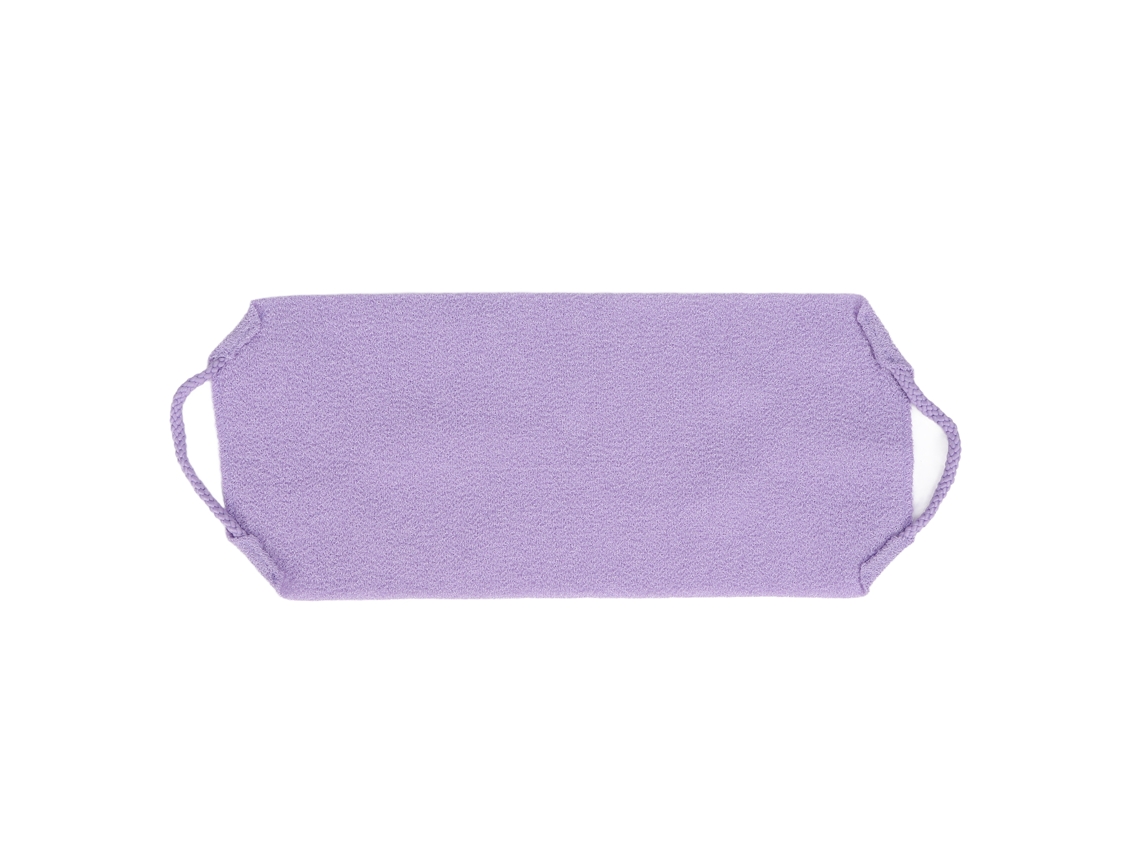 Esponja Exfoliante E Limpiadora Portátil Roxa Para Espalda, Design Ergonômico E Fácil De Transportar