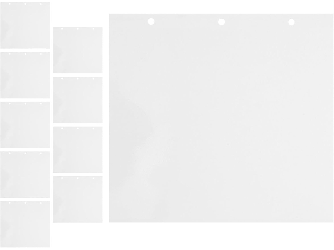 Lote De 10 Páginas Autocolantes Para Álbum De Fotos Scrapbooking - 3 Trous - Para Classeur Scrapbooking