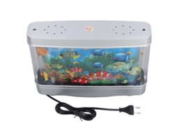 Mali lâmpada Led para Aquário Decorativa Peixe Simulado Miniatura Luz Oceano 220v Plug Ue