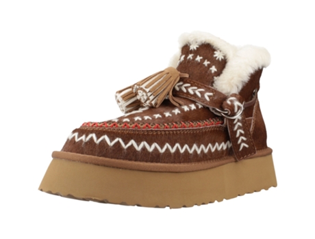 Sapatos de Mulher NANKU Pele Castanho (37)