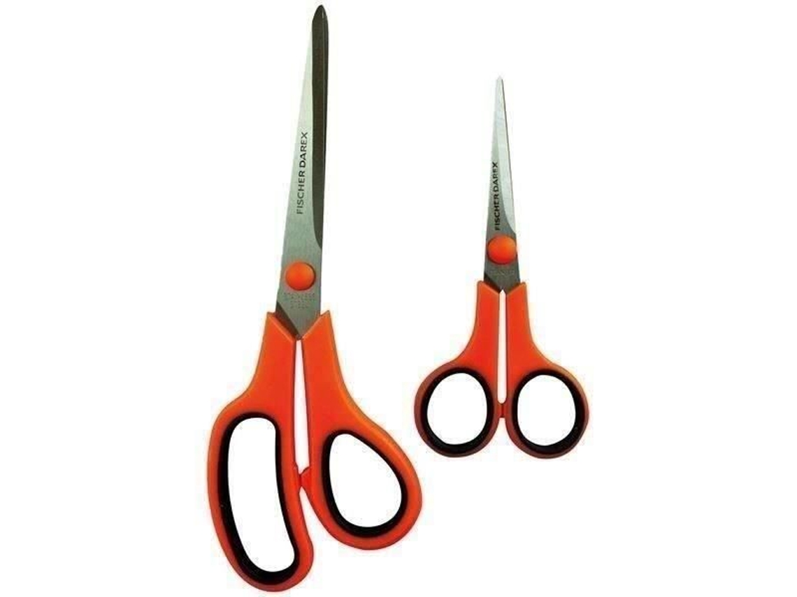 Conjunto De 2 Tesouras 14 E 21cm Fischer Darex