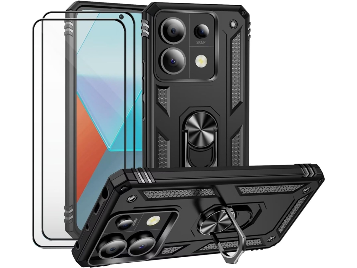 Capa Note Vidros Temperados Para Xiaomi Redmi Note 13 Pro 5g/xiaomi Poco X6 5g Hongwe. Anti-choque