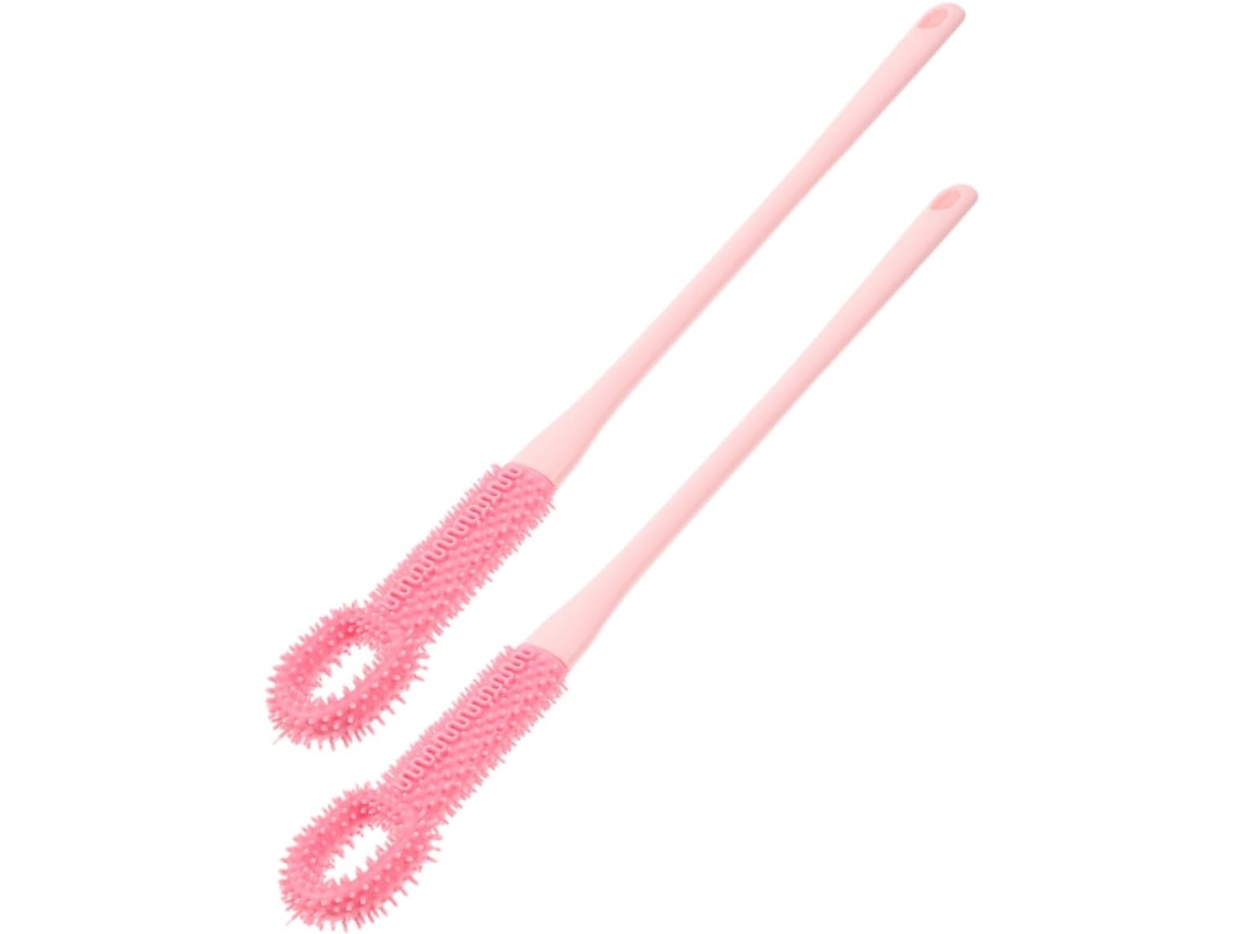 Conjunto Collbath Com 2 Escovas Macias Para Pés E Dedos, Cabo Longo Ergonômico, Escova Multifuncional Para Esfoliação E