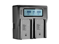 Carregador HALINUIA para Sony Bp u30/u60/u90 com Visor Lcd Duplo, Usb e Carregamento Rápido