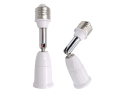 Adaptador de extensão para soquete de lâmpada E27 (2 unidades)