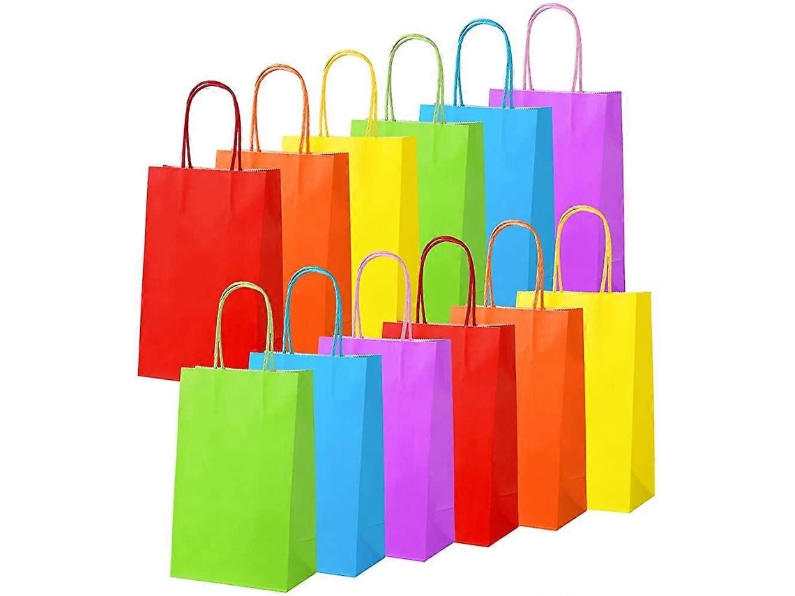 Sacolas De Papel Kraft Para Festas, Doces E Presentes