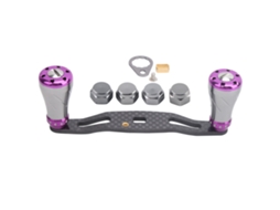 Manopla de Remo para Molinete 95mm Roxa