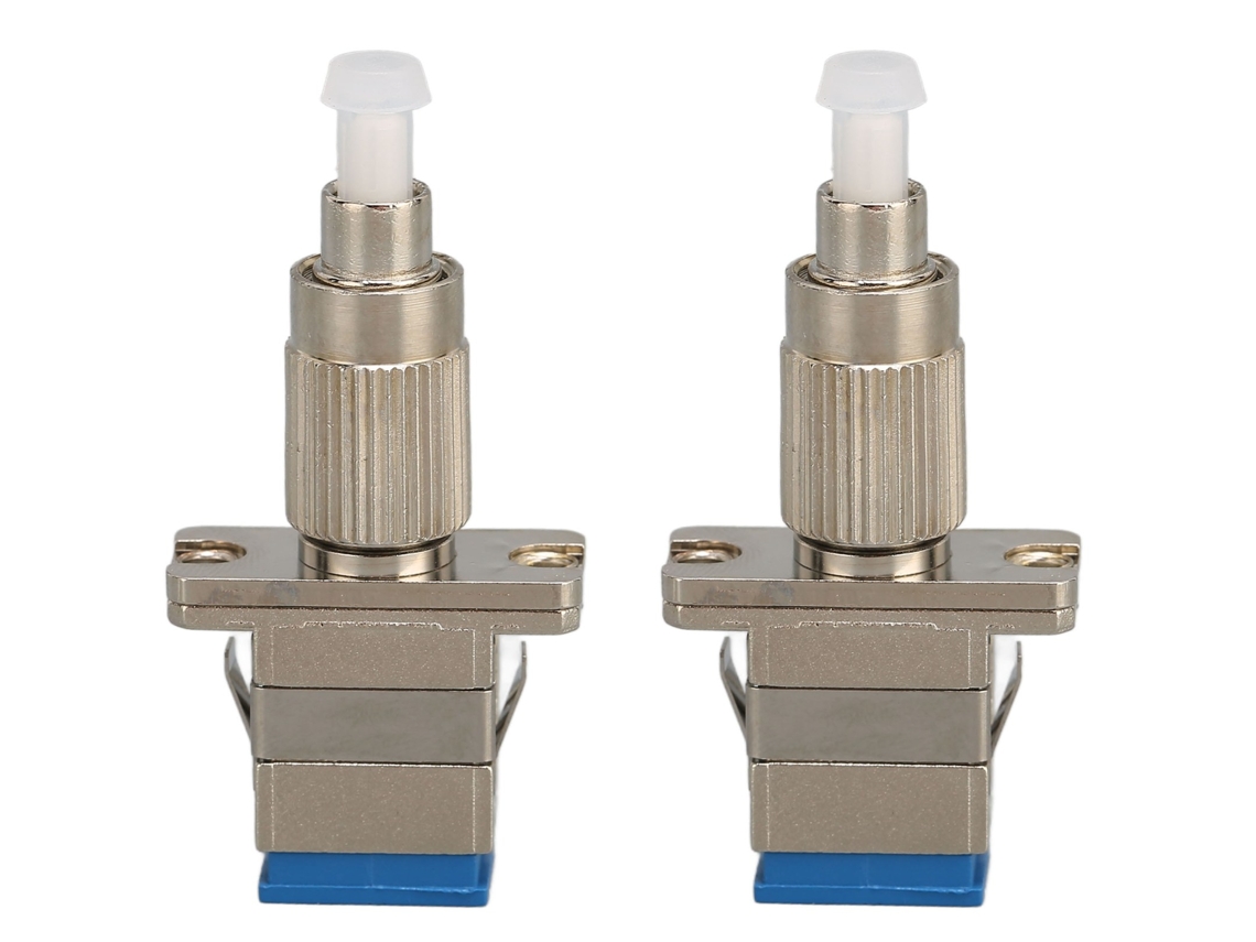 Aetheria 2pcs Adaptador Fc Upc Macho para Sc Upc Fêmea Conector Fibra Óptica Modo Simples