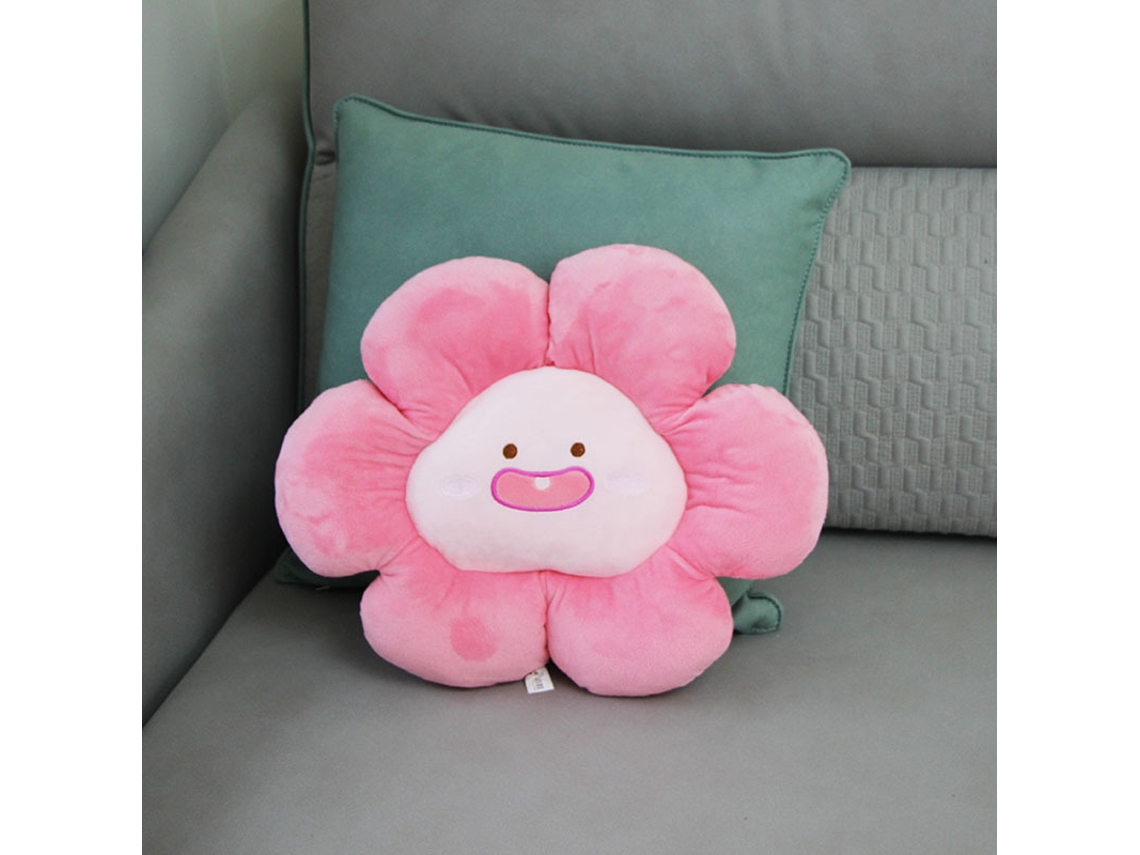 Almofada Floral Macia para Casa Escritório Pillow Cojin Girassol Suave Preenchido 500g | S/MARCA