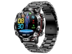 Relógio inteligente 1,43 ECG Composição sanguínea Açúcar no sangue IMC Função de gordura corporal Caixa de liga Bluetooth Chamada SOS Preto Bestvite