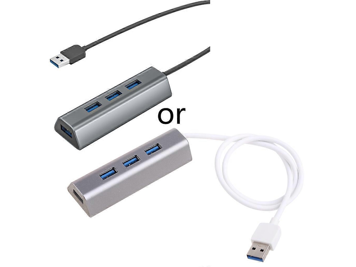 Adaptador De Hub Usb C 3.0 Com 4 Portas E Divisor De Alta Velocidade Para Pc E Laptop Brilvibera