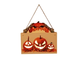 Laxiscreed Sinal De Abóbora Para Halloween, Decoração, Iluminação E Parede Para Interior E Exterior