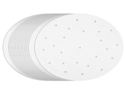 Lurelia Papel Para Vapor, 100 Folhas, Papel Vegetal, 25 Cm, Perfurado, Para Cozedura A Vapor
