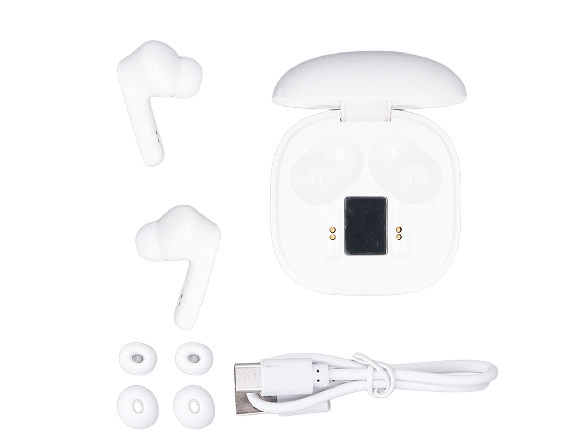 Walshlxq auriculares Sem Fio Bluetooth para Tradução Instantânea com Estojo de Carregamento Portátil