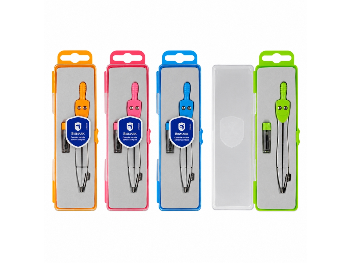 Acessórios Bismark - Compasso Escolar Simples Bismark 317056 Multicores
