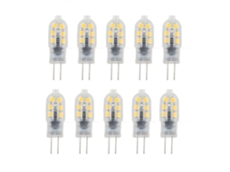 2026 10 Pack Bombilla Led G4 2835 Transparente 220v Luz Cálida 2700k para Caravana Armario Paisaje