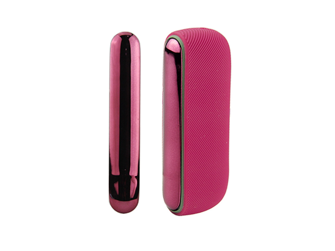 Capa Para Iqos Iluma Modelo De Abertura Lateral Adicionar Painéis Laterais 13x9.5x3cm Silicone Vermelho Púrpura Fwinl