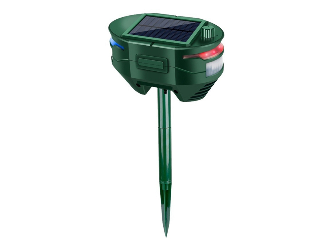 Repelente Solar Ultrassônico S/MARCA, com Sensor de Movimento, para Animais