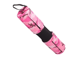 Almofada de ginástica com suporte para o pescoço e capa de espuma rosa Brilvibera