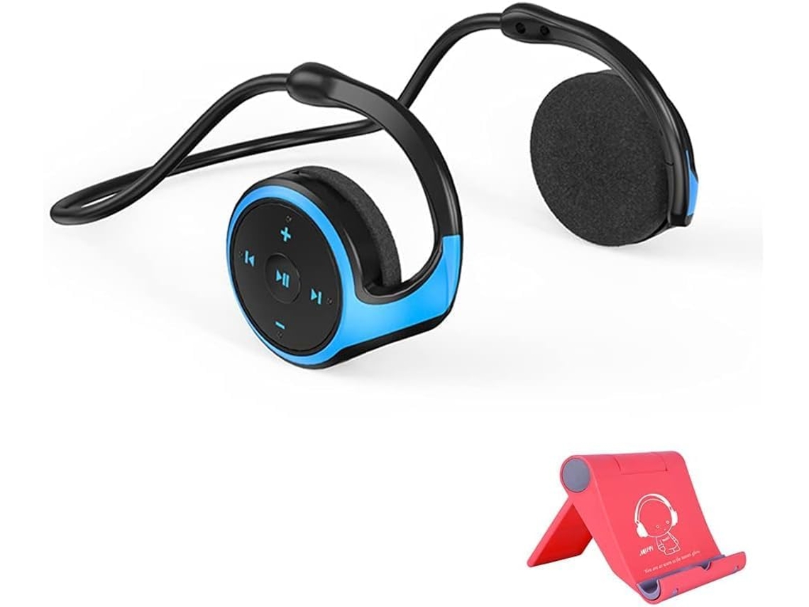Fones De Ouvido Esportivos Sem Fio Bluetooth, Dobráveis E Leves, Com Som Estéreo Hi Fi, Compatíveis Com Cartão De