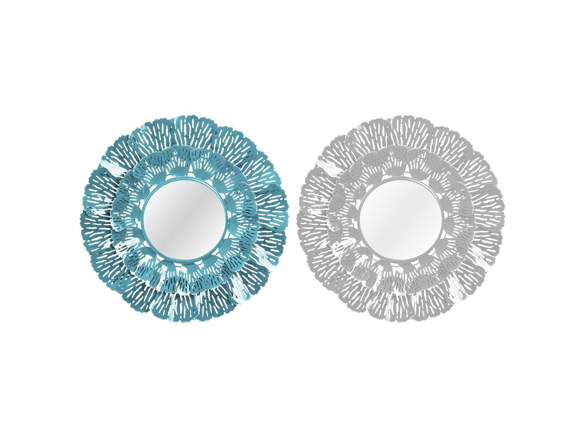 Espelho de Parede DKD HOME DECOR 39233 (Azul - 7x60x60cm)