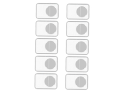 Mali 10pcs Porta estojo de Exibição Multifuncional para Moedas de Prata Morgan Peace Ike 40mm