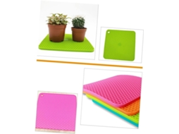 Tapete Isolante De Silicone 4 Peças, Resistente Ao Calor, Antiderrapante E Fácil Limpar. Vayotoy