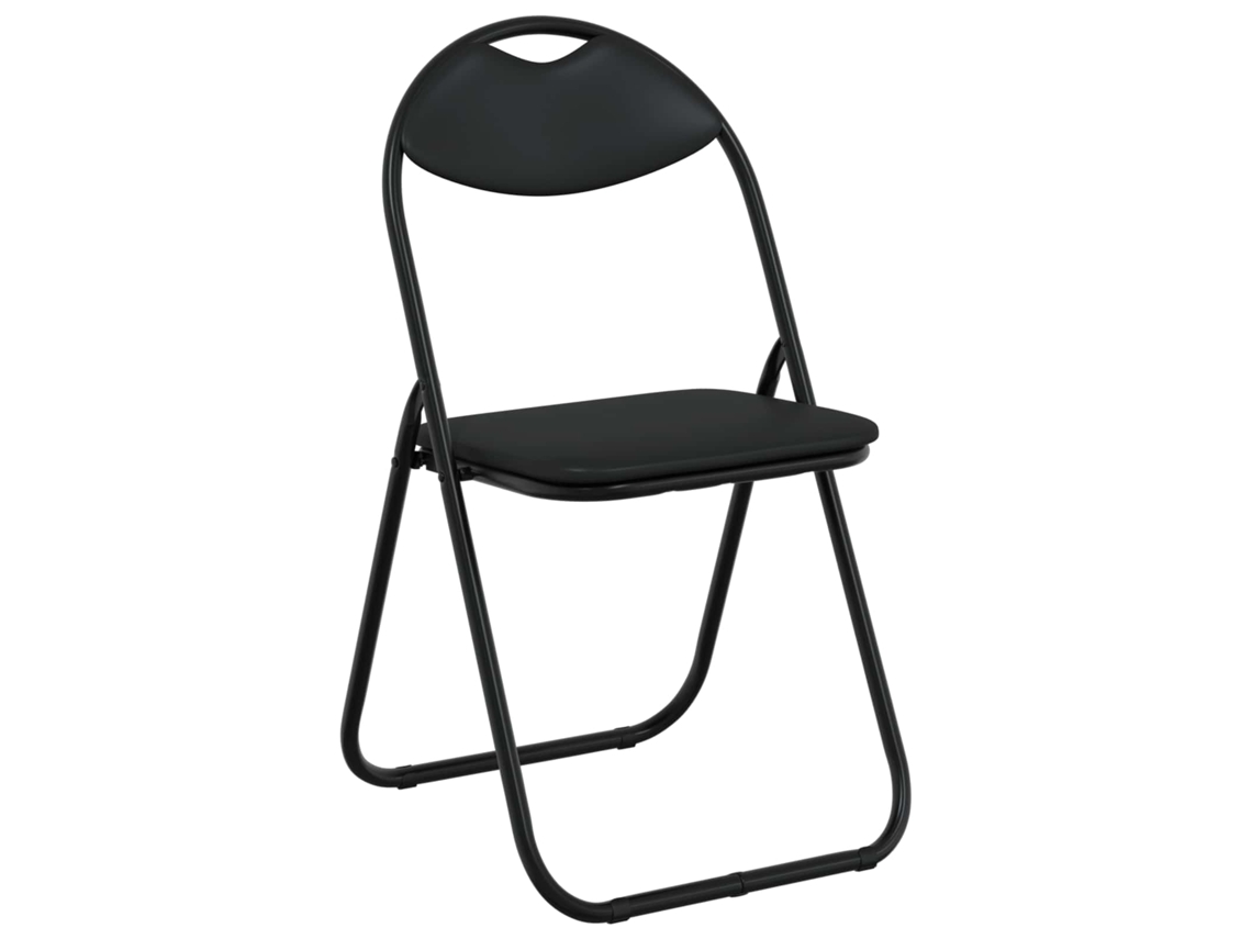 Conjunto 8 Cadeira De Jantar Vidaxl Preto Aço (48 X 43,5 X 81 Cm)