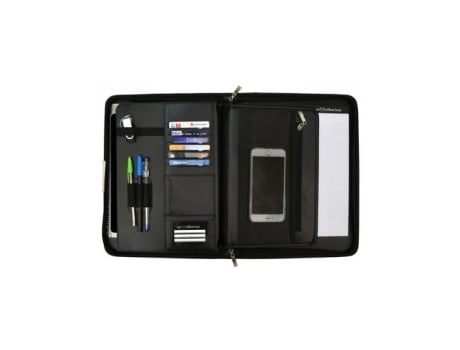 Livro Portafolios 4 Anillas 25mm C/cierre De Cremallera Dinamic Black Label De Desconocido (espanhol)