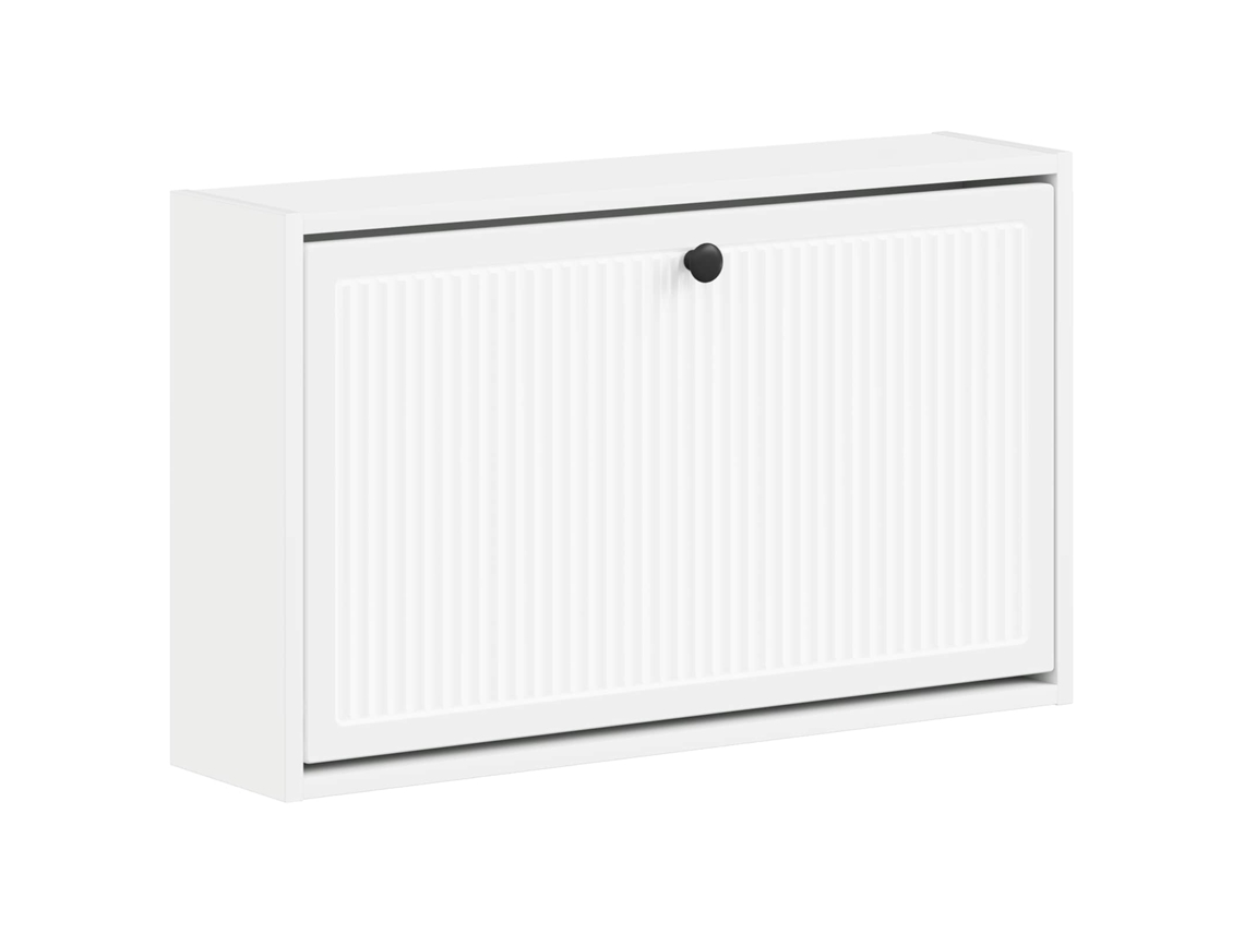 Vidaxl Armário De Sapatos De Parede Ede 71 X 17 X 43 Cm Branco