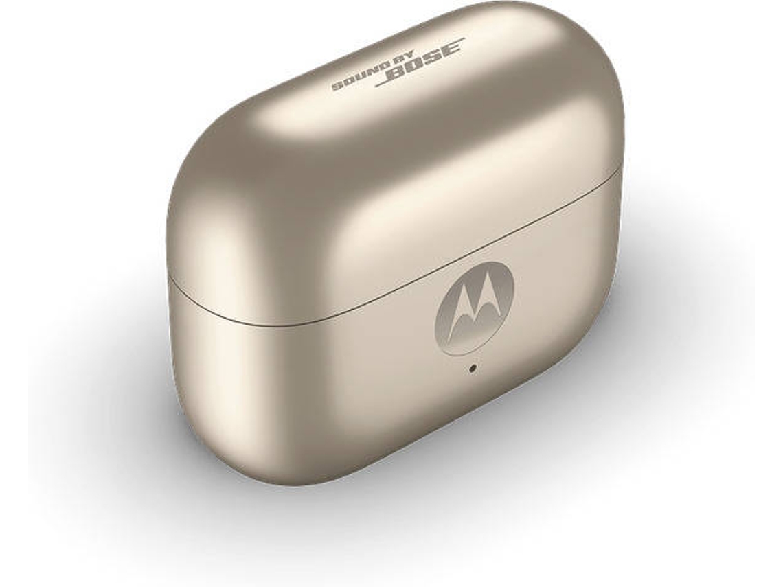 Auriculares MOTOROLA Moto Buds Loop Premium (Bege) - Cristals by Swarovski
