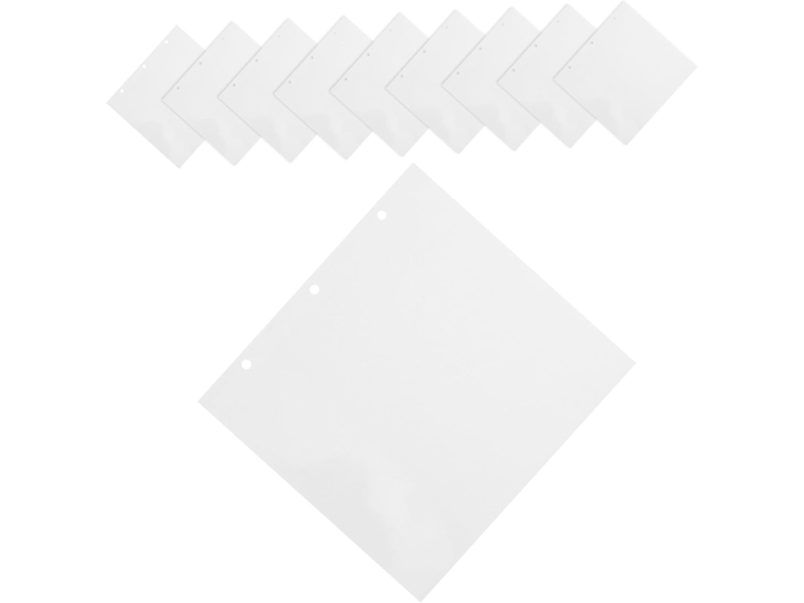 Autocolantes Proteção Sólida De Fotos Para Álbum De Fotos 3 Trous 10 Folhas Em Pvc E Papel Para Classe De
