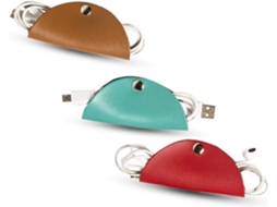 Organizador De Cabos Em Couro, Puiuisoul Cord Taco Trio, Prendedor De Fios Para Fones Ouvido, Ideal Para Enrolar Cabos De Fones Ouvido E Usb