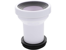 Tubo De Extensão Reto Para Vaso Sanitário, Vedação De Descarga Em Pp, Anel