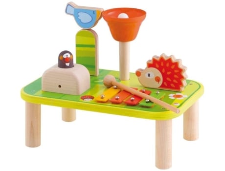 Jogo Didático SEVI Madeira - Bege - 28 x 23 x 18 cm)