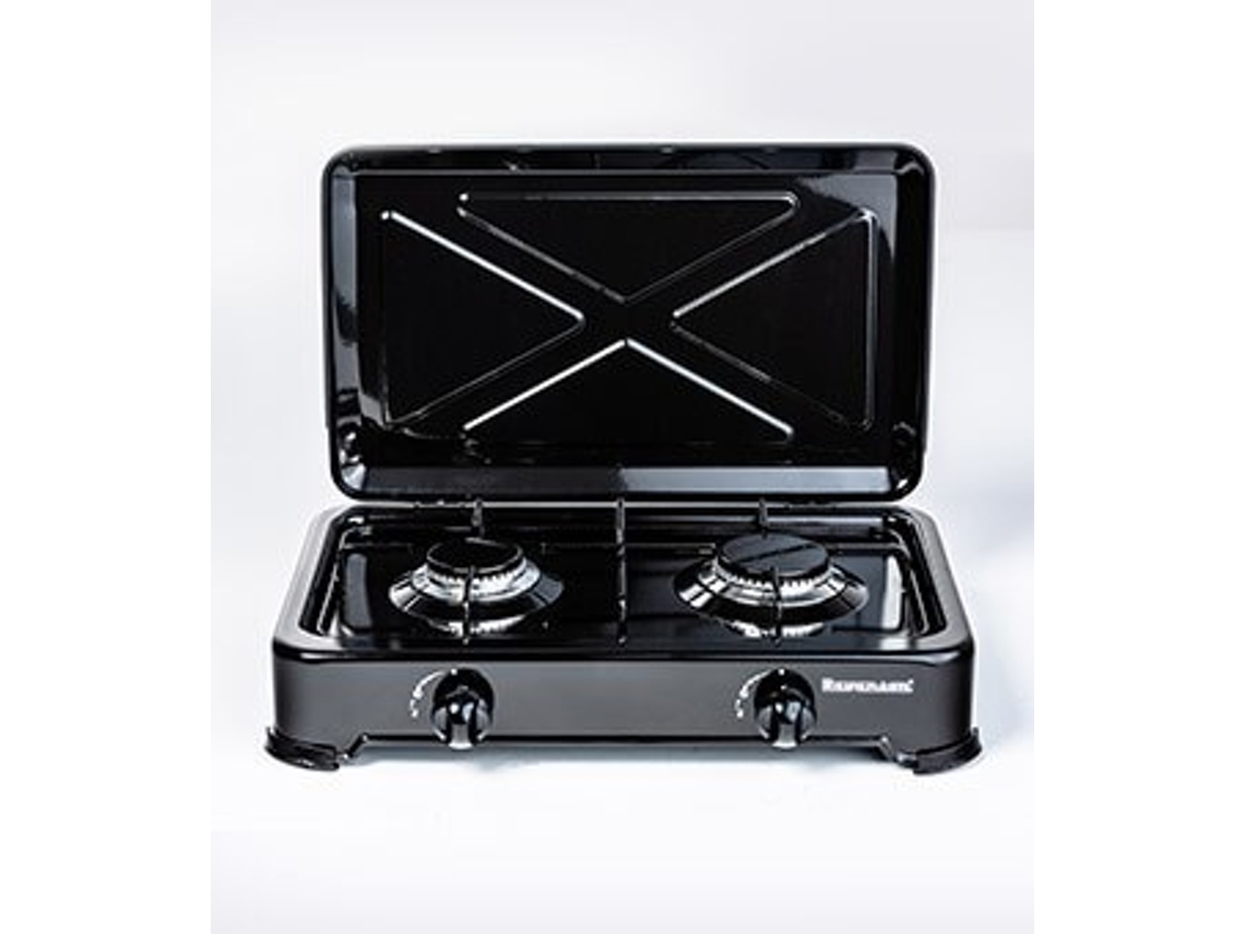 Countertop Hob Gas Ravanson K 02tb Black 2 Zone (s)