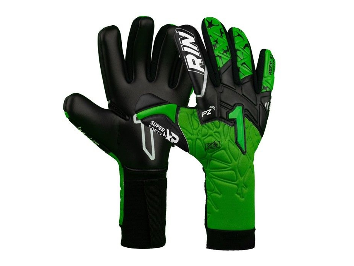 Luvas De Goleiro Rinat Dominius Prime Verde/preto Respirável Super Softy Xp