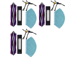 Conjunto De 3 Peças De Reposição Para Aspirador Robô Midea M7 M7 Pro: Escova, Filtro Hepa E Pano De Limpeza._glo