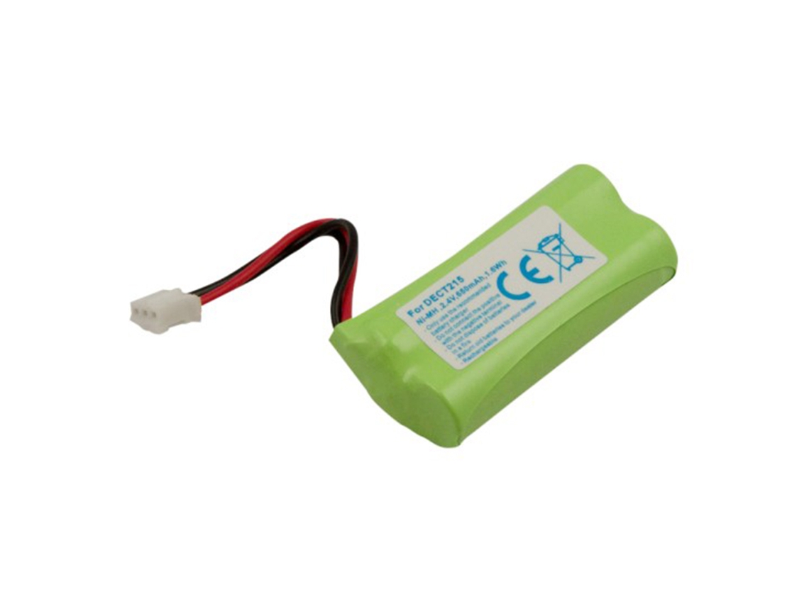 Bateria para Celular Philips Dect 215 Trio / Preto 300 NiMH 2.4V 650mAh 1.6WH Verde Avizar