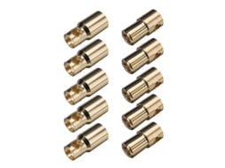 6,0 Mm 5 Pares Conector Bala Ficha Banana 3,5/6,0/8,0 Mm Peça de Substituição para Motor de Bateria Rc MDUG