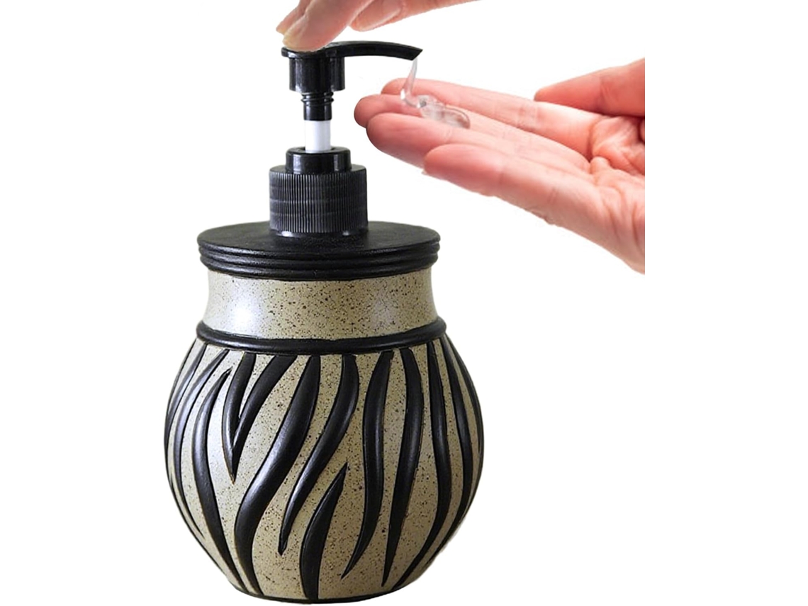 Dispensador De Sabão Para Pia De Cozinha | Dispensador De Sabão Para Louça Com Design De Zebra Rec Gokoco